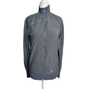 Jaanuu Gray Scrub Nursing Long Sleeve‎ Uniform Jacket Size XS Women's